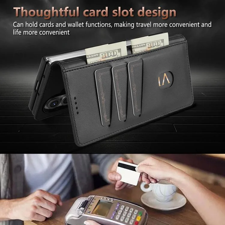EDA005681509A_4.webp AZNS Skin Feel Calf Texture Flip Leather Phone Case, For Samsung Galaxy Z Fold7 5G, For Samsung Galaxy Z Flip6 5G, For Samsung Galaxy Z Fold6 5G, For Samsung Galaxy Z Fold5 - Image 5