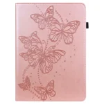 Embossed Butterfly Pattern Horizontal Flip Leather Tablet Case, For Samsung Galaxy Tab A9+, For Samsung Galaxy Tab A9, For Samsung Galaxy Tab S9 - Image 2