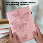 Embossed Butterfly Pattern Horizontal Flip Leather Tablet Case, For Samsung Galaxy Tab A9+, For Samsung Galaxy Tab A9, For Samsung Galaxy Tab S9 - Image 7