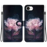 Crystal Texture Colored Drawing Leather Phone Case, iPhone 16e