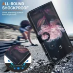 Crystal Texture Colored Drawing Leather Phone Case, For iPhone 16 - Image 6