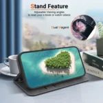 Crystal Texture Colored Drawing Leather Phone Case, For iPhone 16 Pro - Image 7