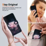 Crystal Texture Colored Drawing Leather Phone Case, For iPhone 16 Pro Max - Image 5
