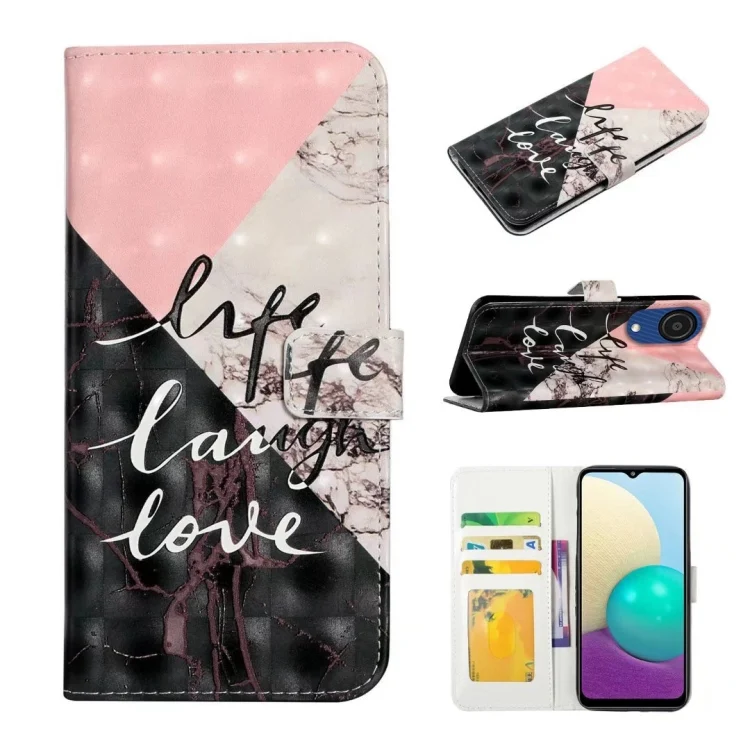Oil Embossed 3D Drawing Leather Phone Case, For Samsung Galaxy A04 Core, For Samsung Galaxy A34