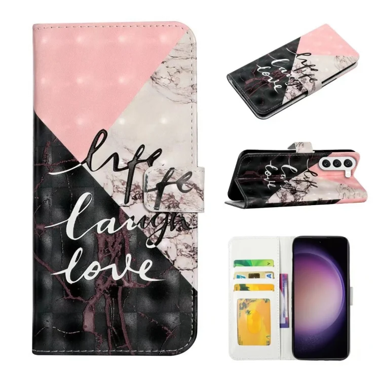 Oil Embossed 3D Drawing Leather Phone Case, For Samsung Galaxy S23 5G, For Samsung Galaxy A14 5G