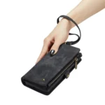 CaseMe 008 Multifunctional Zipper Wallet Leather Phone Case with Lanyard, For Samsung Galaxy A25 4G, For Samsung Galaxy A15 5G, For Samsung Galaxy A55 5G, For Samsung Galaxy A35 5G - Image 6