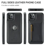 DG.MING M5 Series Zip RFID Multi Card Detachable Leather Phone Case, For iPhone 11 Pro Max - Image 2