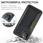 DG.MING M5 Series Zip RFID Multi Card Detachable Leather Phone Case, For iPhone 11 Pro Max - Image 6