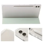 3-Fold Clear Acrylic Leather Tablet Case, For Samsung Galaxy Tab S10 Ultra, For Samsung Galaxy Tab A9+ - Image 4