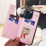 Printed Double Buckle RFID Anti-theft Phone Case, For iPhone 15 Pro Max, For iPhone 15 Pro, For iPhone 15 Plus, For iPhone 15, For iPhone 14 Plus - Image 3