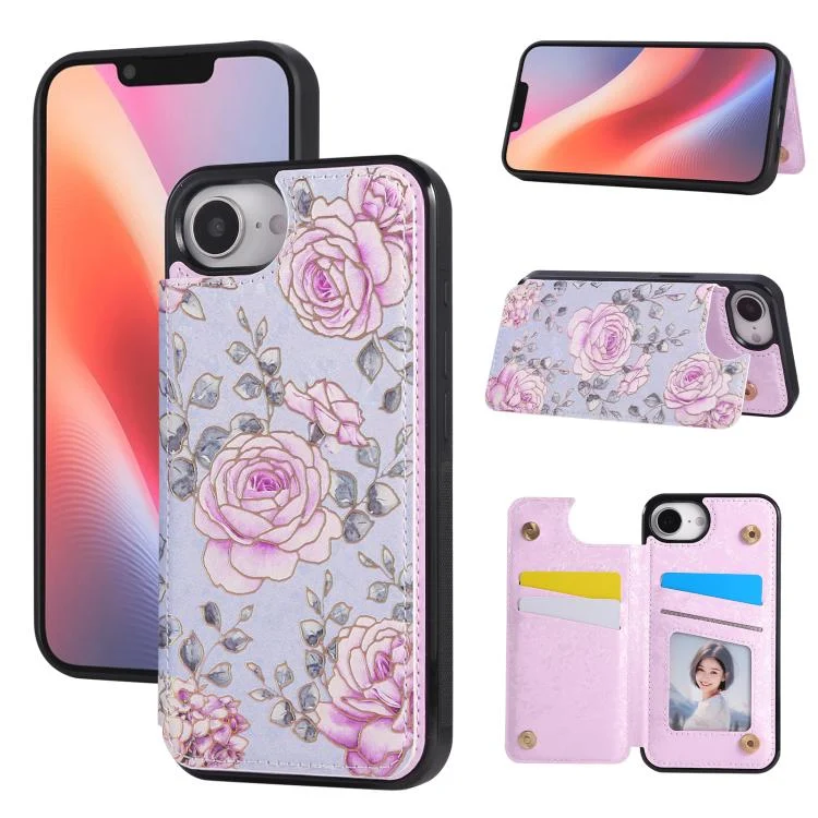 EDA005857826A.webp Printed Double Buckle RFID Anti-theft Phone Case, For iPhone 16e, For iPhone 16 Pro Max, For iPhone 16 Pro, For iPhone 16 Plus, For iPhone 16 - Image 1