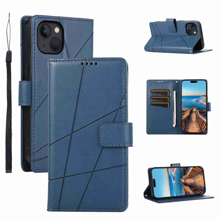 PU Genuine Leather Texture Embossed Line Phone Case, For iPhone 13 mini, For iPhone 12, For iPhone 12 Pro Max