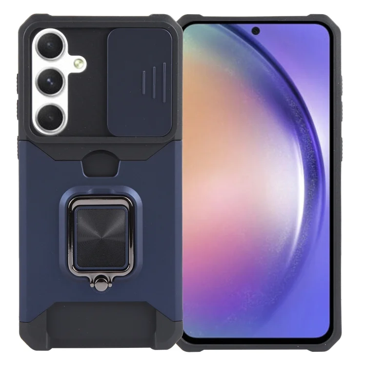 Camera Shield Card Slot PC+TPU Phone Case, For Samsung Galaxy A55, For Samsung Galaxy S24+ 5G