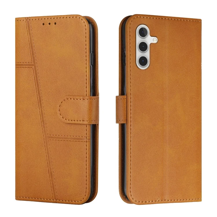 Stitching Calf Texture Buckle Leather Phone Case, For Samsung Galaxy M55 / C55, For Samsung Galaxy M15 / F15, For Samsung Galaxy Xcover 7