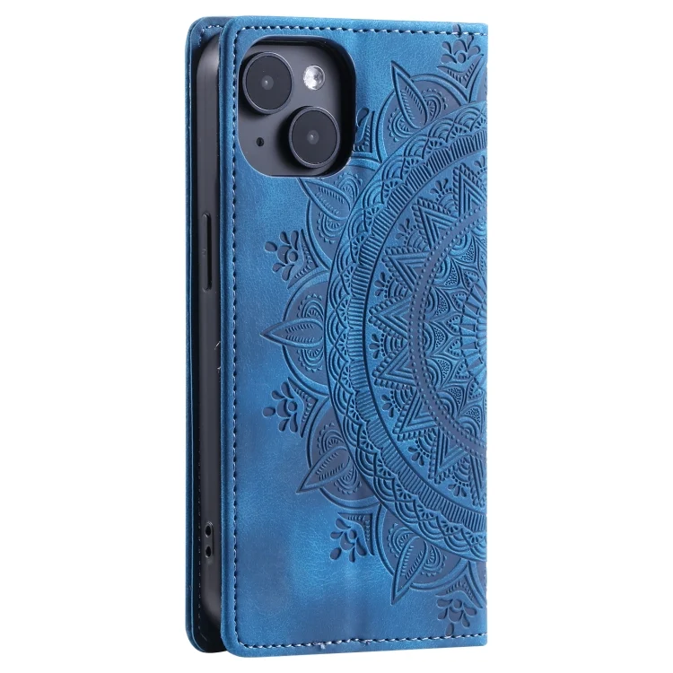 EDA005960007A_2.webp Totem Embossed Magnetic Leather Phone Case, For iPhone 14 Plus, For iPhone 14, For iPhone 14 Pro - Image 3
