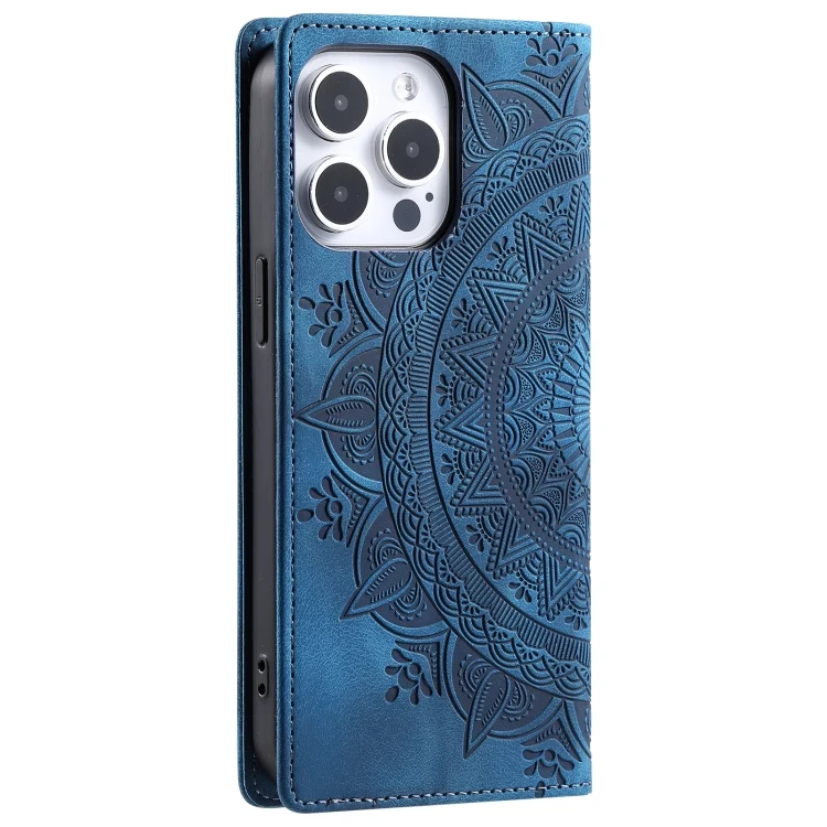 EDA005960010A_2.webp Totem Embossed Magnetic Leather Phone Case, For iPhone 13 Pro, For iPhone 13, For iPhone 13 mini - Image 3