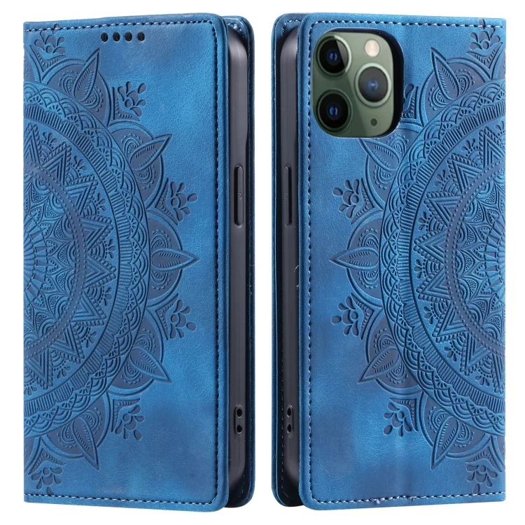 Totem Embossed Magnetic Leather Phone Case, For iPhone 11 Pro Max, For iPhone 11, For iPhone 11 Pro