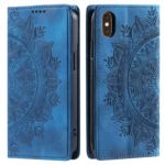 Totem Embossed Magnetic Leather Phone Case, For iPhone XS / S, For iPhone XR, For iPhone XS Max