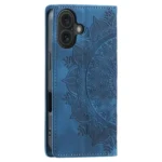 Totem Embossed Magnetic Leather Phone Case, For iPhone 16 Plus, For iPhone 16, For iPhone 15 Pro Max - Image 4