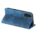 Totem Embossed Magnetic Leather Phone Case, For iPhone 16 Plus, For iPhone 16, For iPhone 15 Pro Max - Image 7