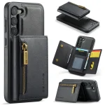 DG.MING M5 Series Zip RFID Multi Card Detachable Leather Phone Case, For Samsung Galaxy S23+, For Samsung Galaxy S23, For Samsung Galaxy S22 Ultra, For Samsung Galaxy S22+