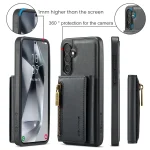 DG.MING M5 Series Zip RFID Multi Card Detachable Leather Phone Case, For Samsung Galaxy S24+ 5G, For Samsung Galaxy S24 5G, For Samsung Galaxy S23 FE 5G, For Samsung Galaxy S23 Ultra - Image 7