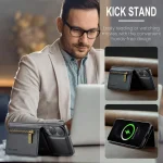 DG.MING M5 Series Zip RFID Multi Card Detachable Leather Phone Case, For Samsung Galaxy S25 Edge 5G, For Samsung Galaxy S25 Ultra 5G, For Samsung Galaxy S24 FE 5G, For Samsung Galaxy S24 Ultra 5G - Image 8