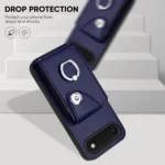 Organ Card Bag Ring Holder Phone Case, For iPhone 17 Air, For iPhone 16e, For iPhone 16 Pro Max - Image 4