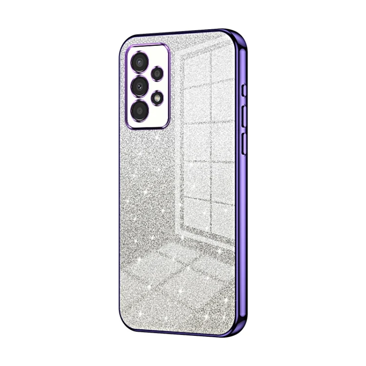 Gradient Glitter Powder Electroplated Phone Case, For Samsung Galaxy A13 4G, For Samsung Galaxy S22 Ultra 5G