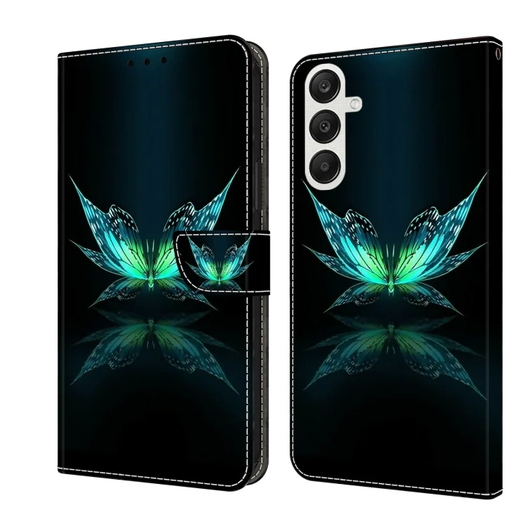 Crystal 3D Shockproof Protective Leather Phone Case, For Samsung Galaxy A25 5G