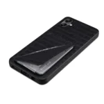 Denior Imitation Crocodile Leather Back Phone Case with Holder, For Samsung Galaxy A20 / A30 - Image 4