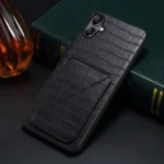 Denior Imitation Crocodile Leather Back Phone Case with Holder, For Samsung Galaxy A20 / A30 - Image 6