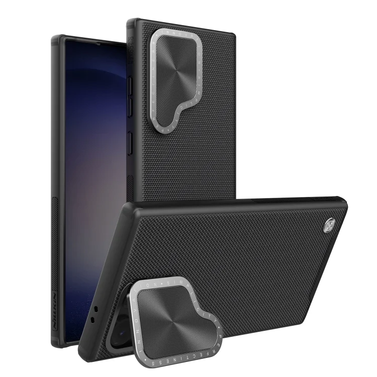 NILLKIN Textured Prop Camera Cover Holder Design Nylon Phone Case, For Samsung Galaxy S24 Ultra 5G