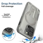 Armor Magsafe Holder PC Hybrid TPU Phone Case, For iPhone 12 Pro Max - Image 2