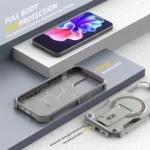 Armor Magsafe Holder PC Hybrid TPU Phone Case, For iPhone 12 Pro Max - Image 6