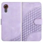 YX0060 Elephant Head Embossed Phone Leather Case with Lanyard, For Samsung Galaxy Xcover7 5G, For Samsung Galaxy A55