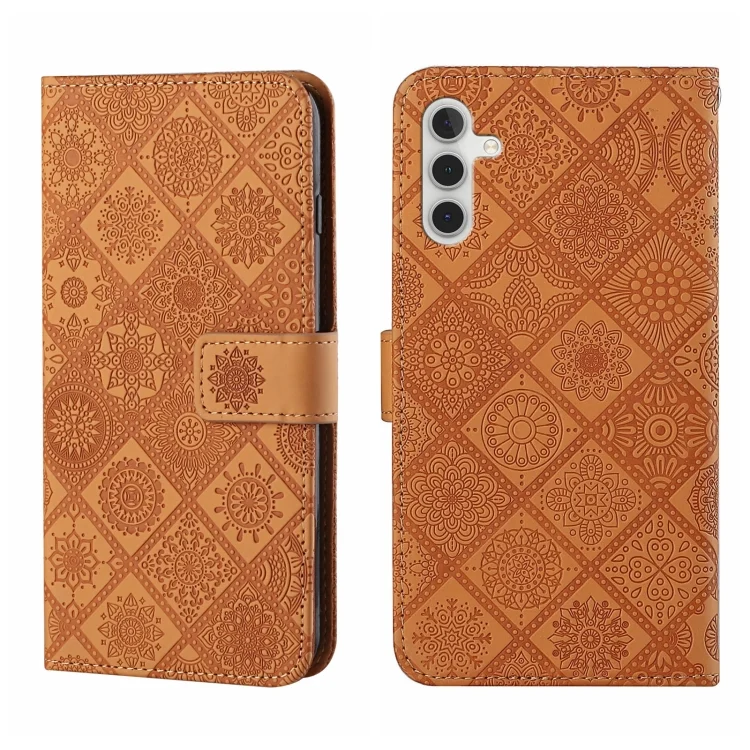 Ethnic Style Embossed Pattern Leather Phone Case, For Samsung Galaxy S24 5G, For Samsung Galaxy A15
