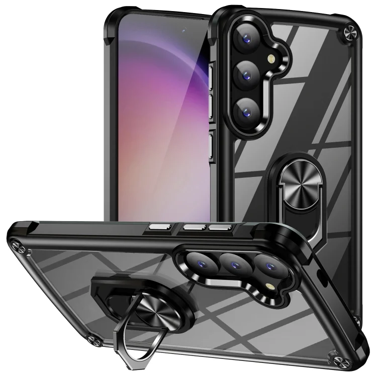 TPU + PC Lens Protection Phone Case with Ring Holder, For Samsung Galaxy S24 5G, For Samsung Galaxy A24 4G / A25 5G, For Samsung Galaxy A34 5G