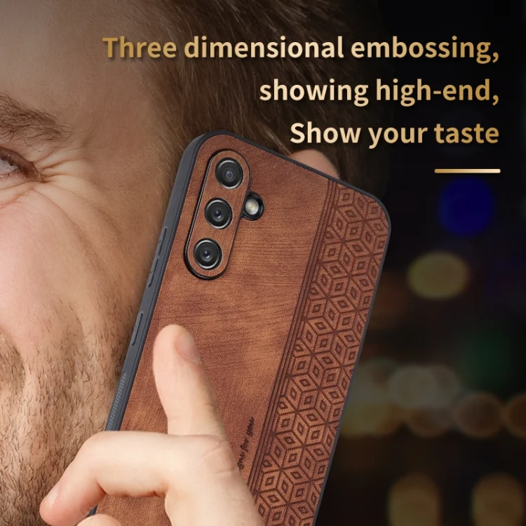 EDA006086101A_3.webp AZNS 3D Embossed Skin Feel Phone Case, For Samsung Galaxy A34 5G, For Samsung Galaxy A54 5G - Image 4