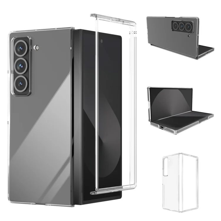 EDA006109504.webp TPU+PC Transparent Phone Case, For Samsung Galaxy Z Fold Special, For Samsung Galaxy Z Flip6 / Flip7 FE, For Samsung Galaxy Z Fold6 5G, For Samsung Galaxy Z Fold5 5G - Image 1