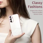 Transparent Plating Fine Hole Phone Case, For Samsung Galaxy S24+ 5G, For Samsung Galaxy S24 5G - Image 3