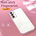 Transparent Plating Fine Hole Phone Case, For Samsung Galaxy A34 5G, For Samsung Galaxy A54 5G - Image 4