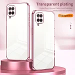 Transparent Plating Fine Hole Phone Case, For Samsung Galaxy A12 4G / 5G, For Samsung Galaxy A13 5G / A04s - Image 2