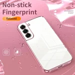 Transparent Plating Fine Hole Phone Case, For Samsung Galaxy S22+ 5G, For Samsung Galaxy S22 5G - Image 4