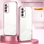 Transparent Plating Fine Hole Phone Case, For Samsung Galaxy A82 5G, For Samsung Galaxy A22 5G / A22s - Image 2