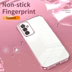 Transparent Plating Fine Hole Phone Case, For Samsung Galaxy A82 5G, For Samsung Galaxy A22 5G / A22s - Image 4