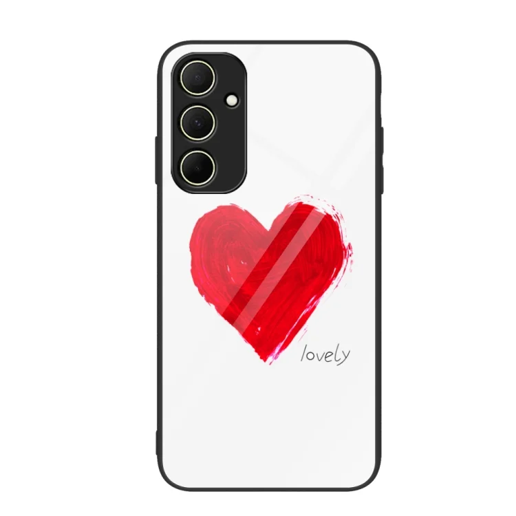 Colorful Painted Glass Phone Case, For Samsung Galaxy A35 5G