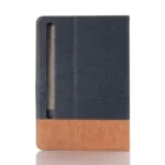 Cross Texture Stitching Leather Tablet Case, For Samsung Galaxy Tab S9 FE, For Samsung Galaxy Tab S9 - Image 4