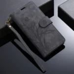 Orchid Butterfly Embossed Leather Phone Case, For Samsung Galaxy A15 4G, For Samsung Galaxy A05 4G, For Samsung Galaxy A05s 4G - Image 2