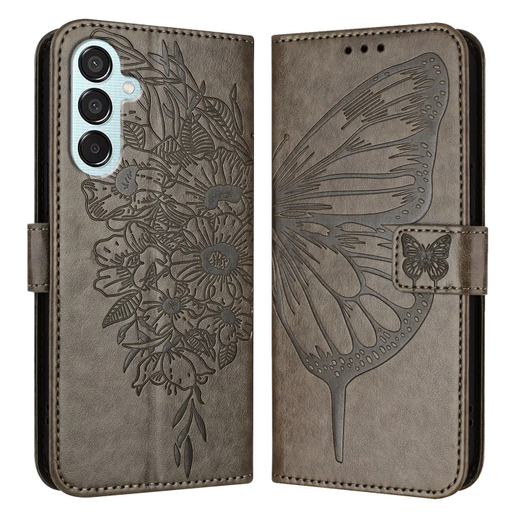 Embossed Butterfly Leather Phone Case, For Samsung Galaxy M15 / F15 5G Global, For Samsung Galaxy Xcover7